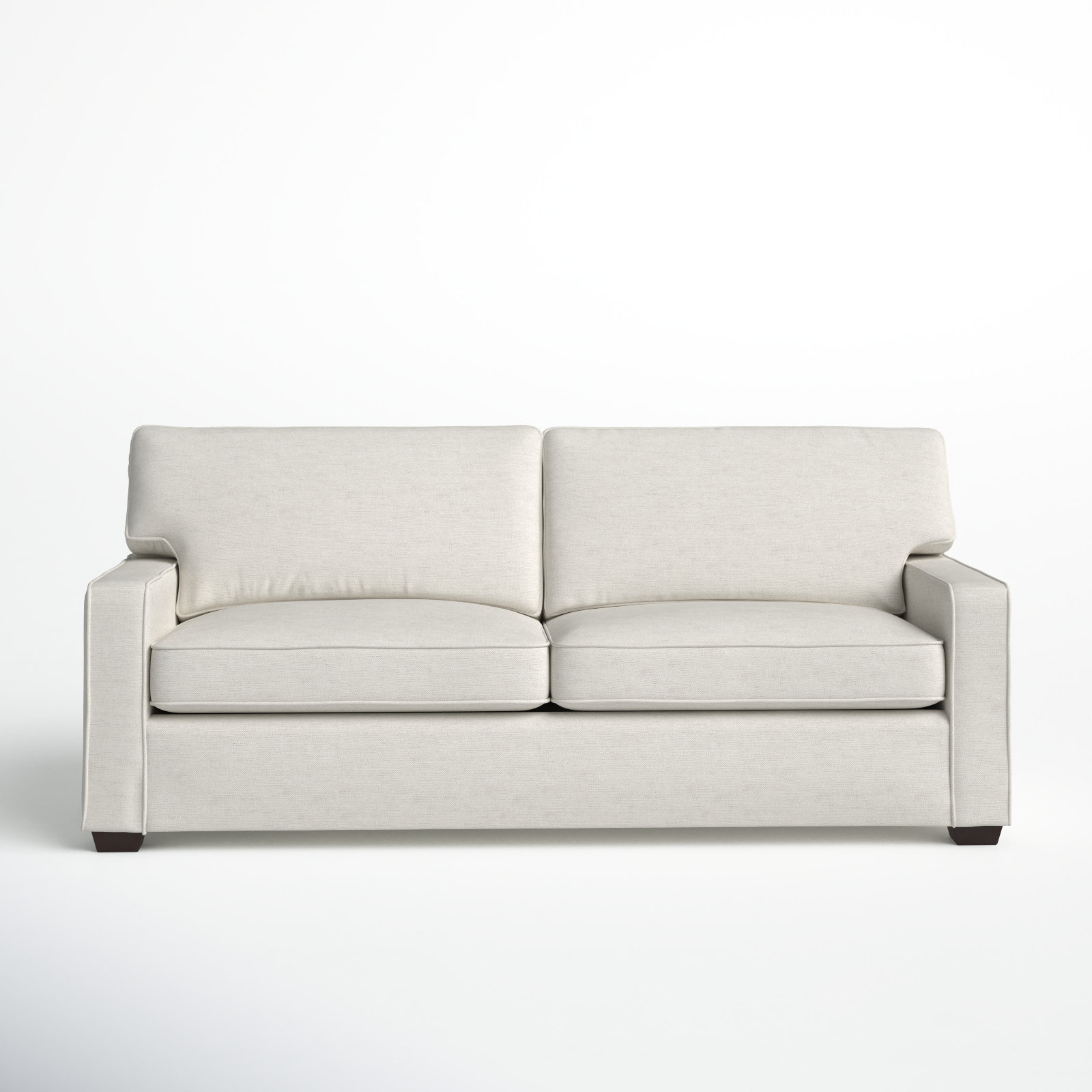 Taylor 88'' Upholstered Sofa, Nomad Snow Crypton® Chenille