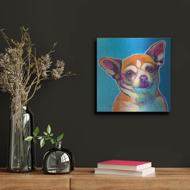 "Chihuahua - Starr" par Dawg Painter, H 12 po x l 12 po