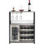 Cabinet/Enclosed Storage Wine Bottle & Glass Rack-1501764517