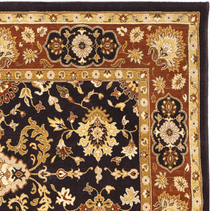 Tuscany Wool Pile Oriental Rug, Rectangle 4' x 5'6"