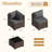 7-Piece 6-Person Symmetrical Outdoor Seating Group-1926184375-1929714830