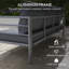 Oringas 185cm Wide Straight Patio Sofa with Cushions