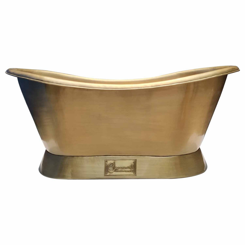 1680mm x 168mm Freestanding Soaking Solid Surface Bathtub