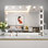 Miroir de salle de bain avec lumières, miroir de maquillage lumineux, grand miroir de salle de bain avec lumières
