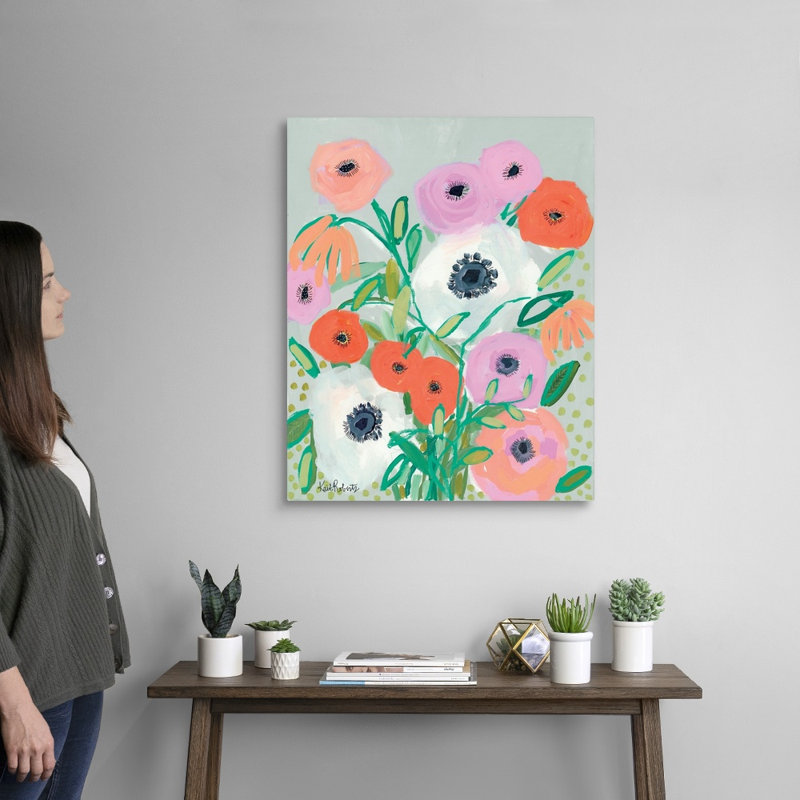 «Say Goodbye to the Old and Welcome the New» par Kait Roberts, reproduction d'art sur toile, H 30 po x l 24 po x P 1,25 po