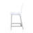 Selmir Stool in Chrome and Clear-1662213526