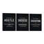 3 Piece Wrapped Canvas Print-273344538