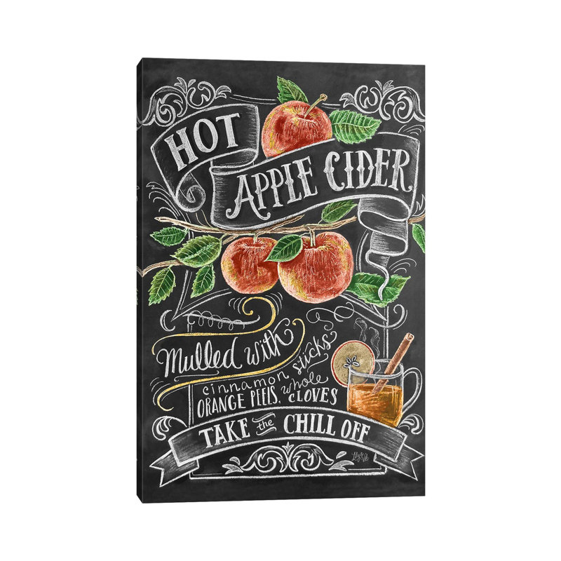 Hot Apple Cider Recipe by Lily & Val - Wrapped Canvas Gallery-Wrapped Canvas Giclée