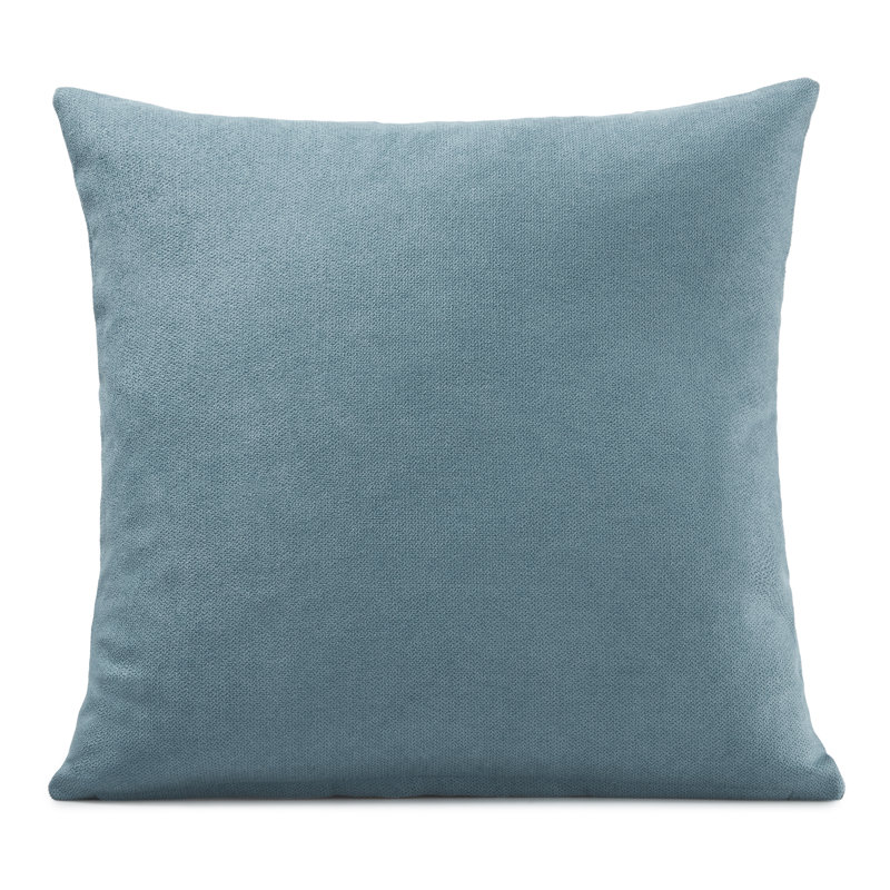 Velvet Feel Chenille Scatter Cushion Cover, Teal, 55 cm x 55 cm