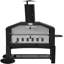 Aalisa Outdoor Garden Pizza Oven Charcoal BBQ Grill 3-Tier Freestanding