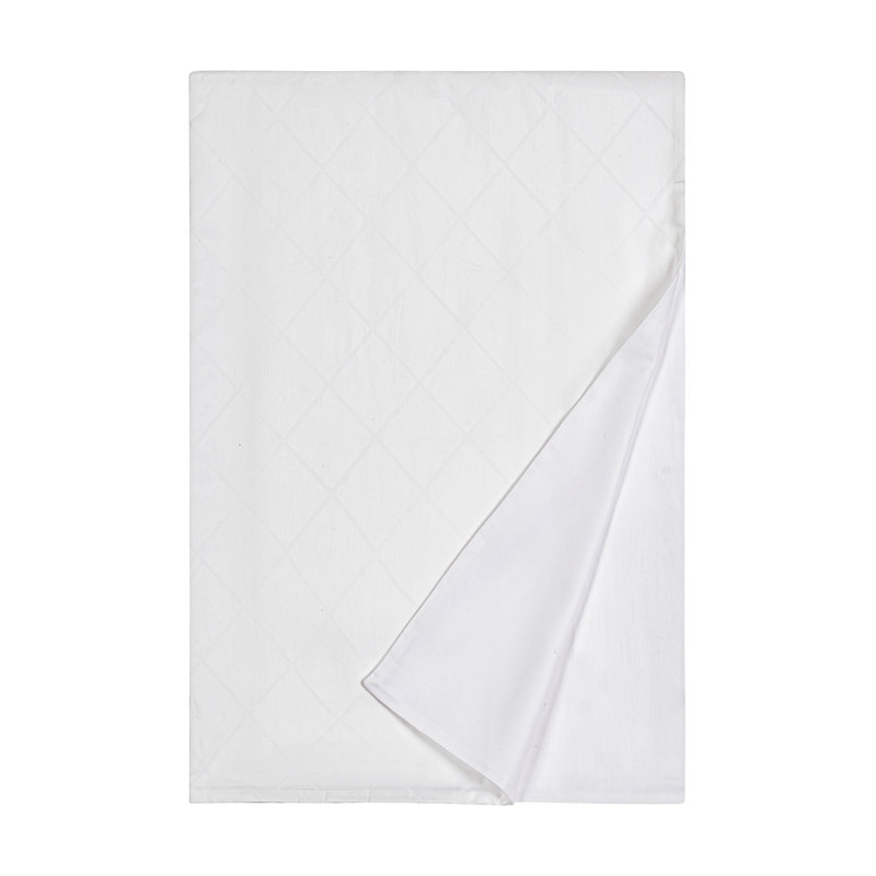 Luciana Duvet Cover, California King Duvet Cover, White Geometric