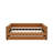 Full XL Size Upholstered Daybed With Trundle And LED-1286392872