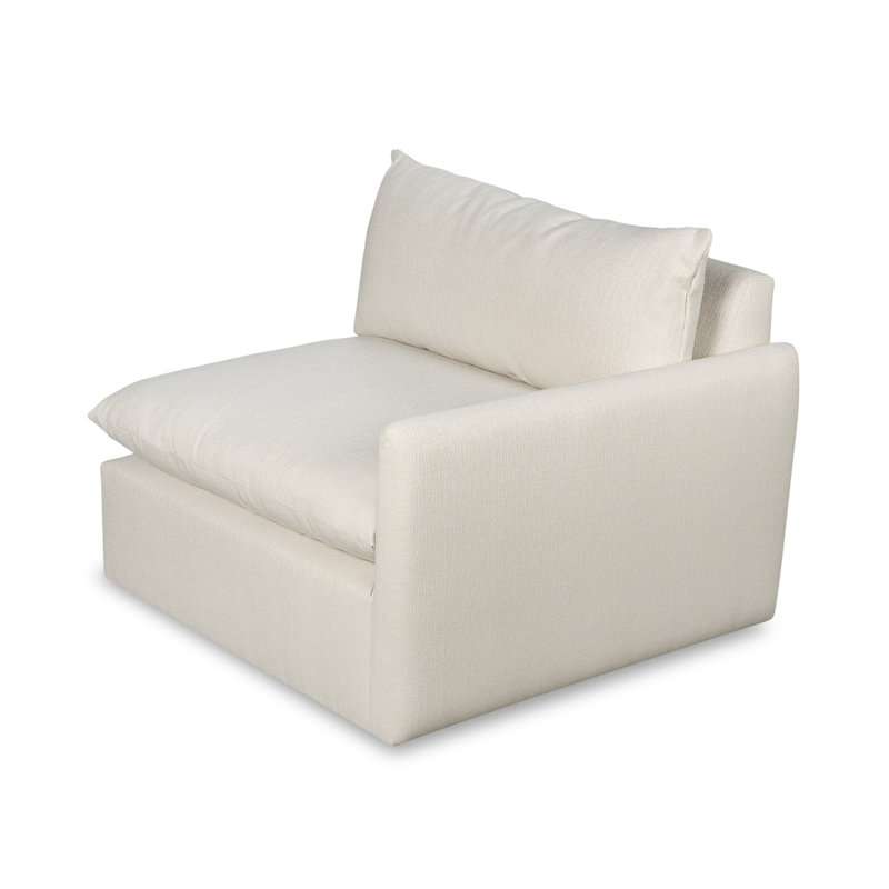 Cali Modular Sectional, Study Hall Ivory Polyester