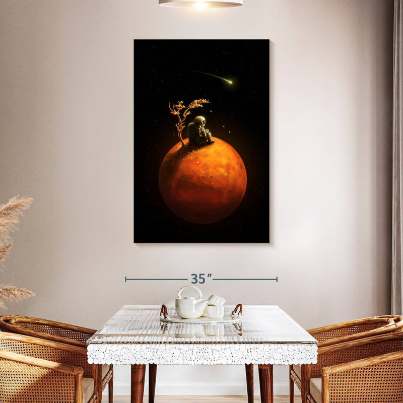 Kelan Stranded Astronaut, 48" H x 32" W