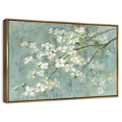 Dogwood In Spring On Blue