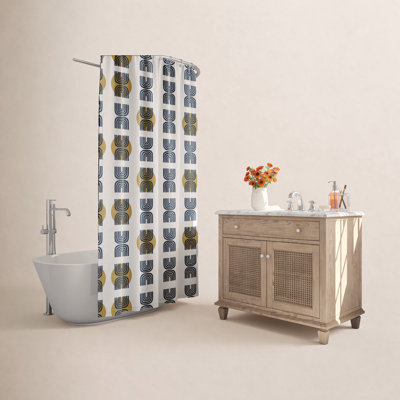 Ulrika Polyester Shower Curtain