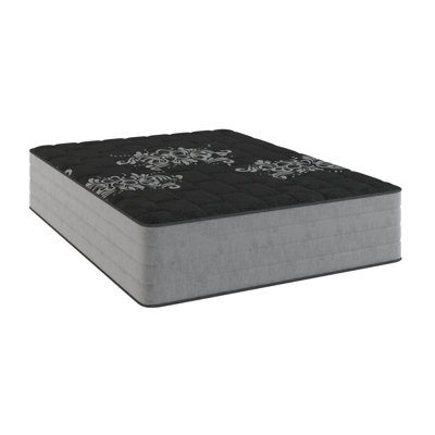14-inch Heavy Duty Firm Queen Mattress Featuring Ice Cover For A Cooler Sleeping Location, 2-inch With Copper Gel, Silver, Graphite Airflow And Movement Isolation, Perimeter Edge Wrapped Coils Area,