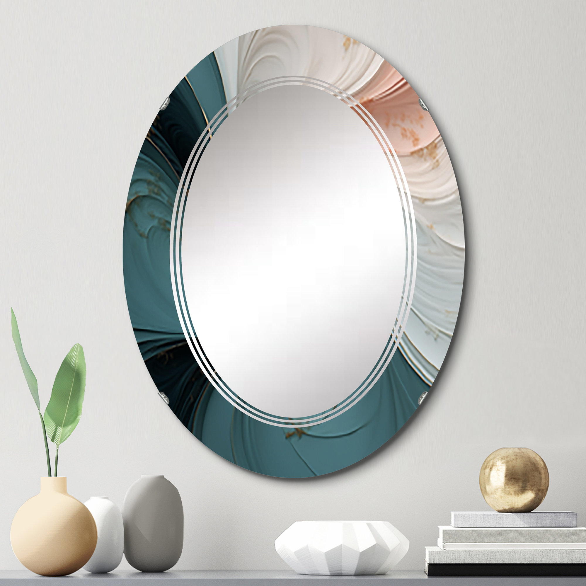 East Urban Home Mil - Modern Wall Mirror Oval - Wayfair Canada