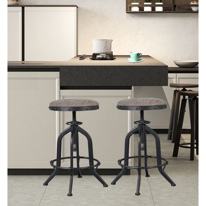 Tabouret pivotant à hauteur réglable Jawane