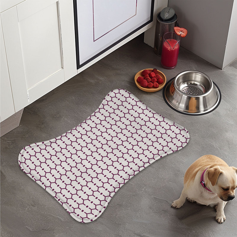 Tapis de cercles mauves 1 pièce