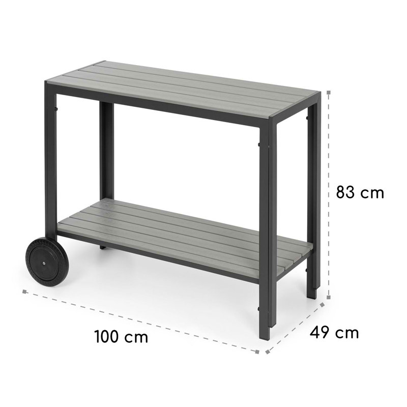 Menorca Aluminium Bar Cart