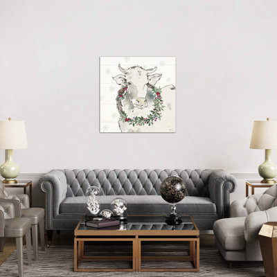 Modern Farmhouse XII Christmas 1 Piece Painting on Canvas
