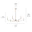 Lustre classique / traditionnel en acier à intensité variable -1400187449-1400187454-1400187452