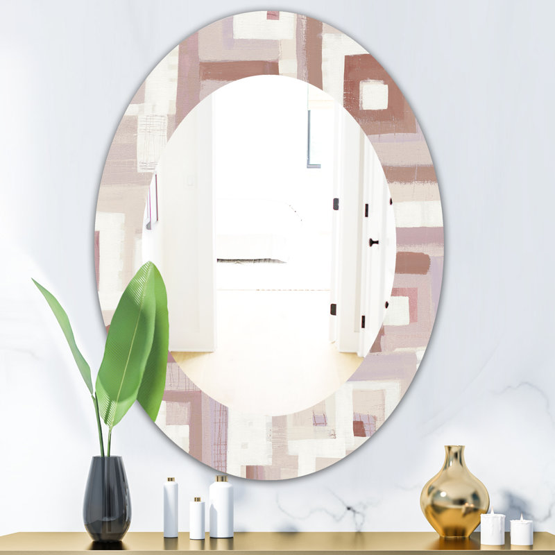 Miroir d'appoint Geometric Form Windows II, H 31,5 po x l 23,7 po x P 0,24 po