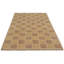 Tapis de surface en laine brun/crème 6 pi 7 po x 9 pi 10 po one-of-kind-noué la 2010 Allahna