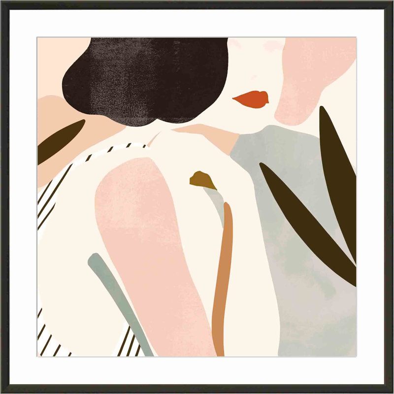 «Trieste Summer I» par Victoria Borges - impression encadrée, Noir, H 24,09 po x l 24,09 po x P 1,1 po