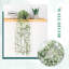 1Pcs Plantes artificielles suspendues Faux plantes d'eucalyptus en pot pour Boho Farmhouse Bureau