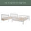 Lit superposé en escalier avec tiroir, rangement et garde-corps pour chambre à coucher-2085321257