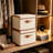 2 Pack Storage Bins With Lids, Collapsible Closet Organizer Container, Fabric Organizer Box With Handles, Decorative Storage Boxes With Lids For Organizing Clothes, Blanket, White, Extra Large-206376702