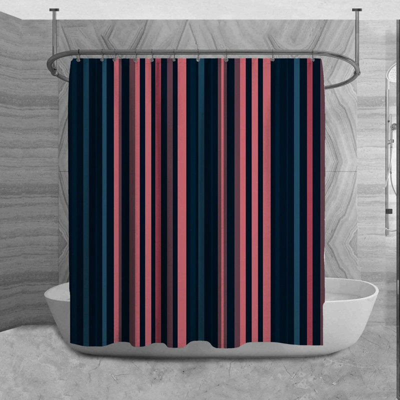 Rideau de douche Swarn, L 70 po x H 73 po