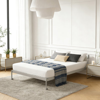 Ensemble de quincaillerie de lit escamotable vertical pour grand lit escamotable Diy, cadre de lit gris