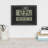 Danaisa Atomic Digital Clock with Outdoor Temperature and Moon Phase