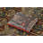 Vintage Turkish Rug Pair With Colorful Repetitive Geometric Lattice - Rug & Kilim