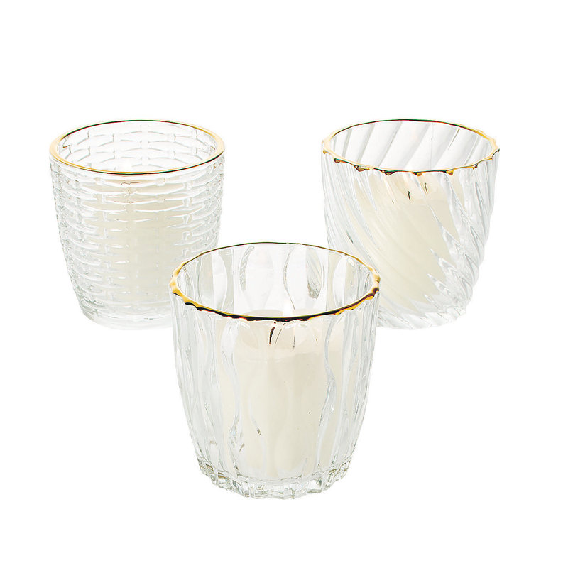 11.2'' H Glass Tabletop Votive Holder