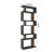 Lucy-Lee Geometric 6-Shelf Wall Library 64"H-23"W-880364524