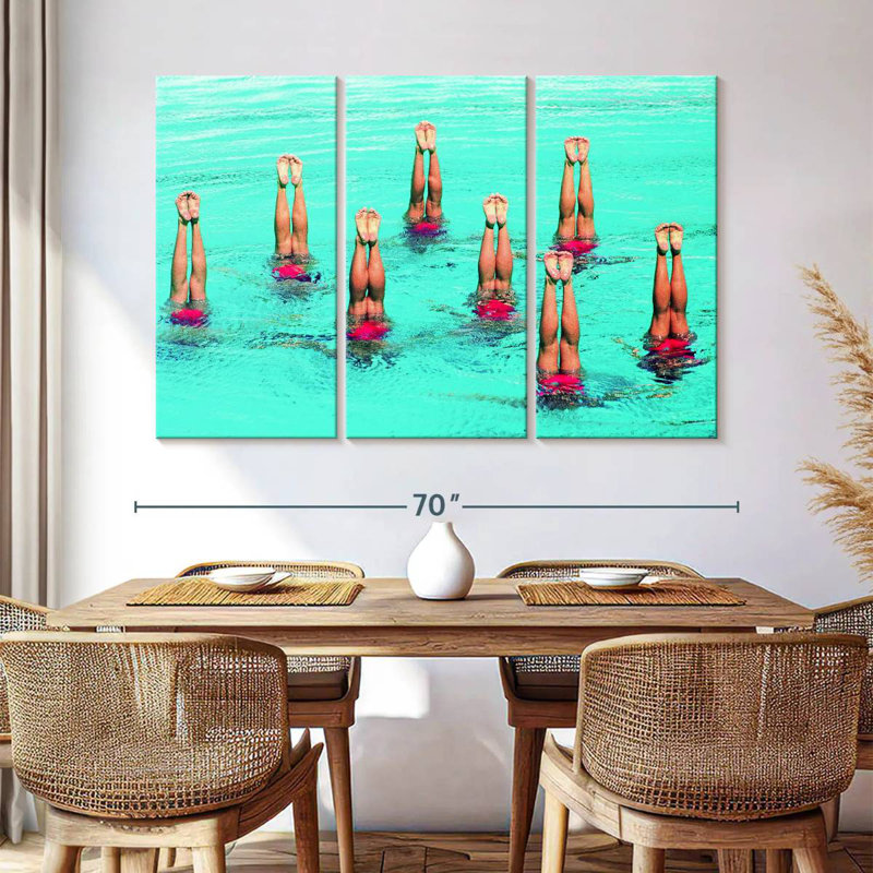 Sireci Inverted Synchronized Swimming, 42" H x 65" W