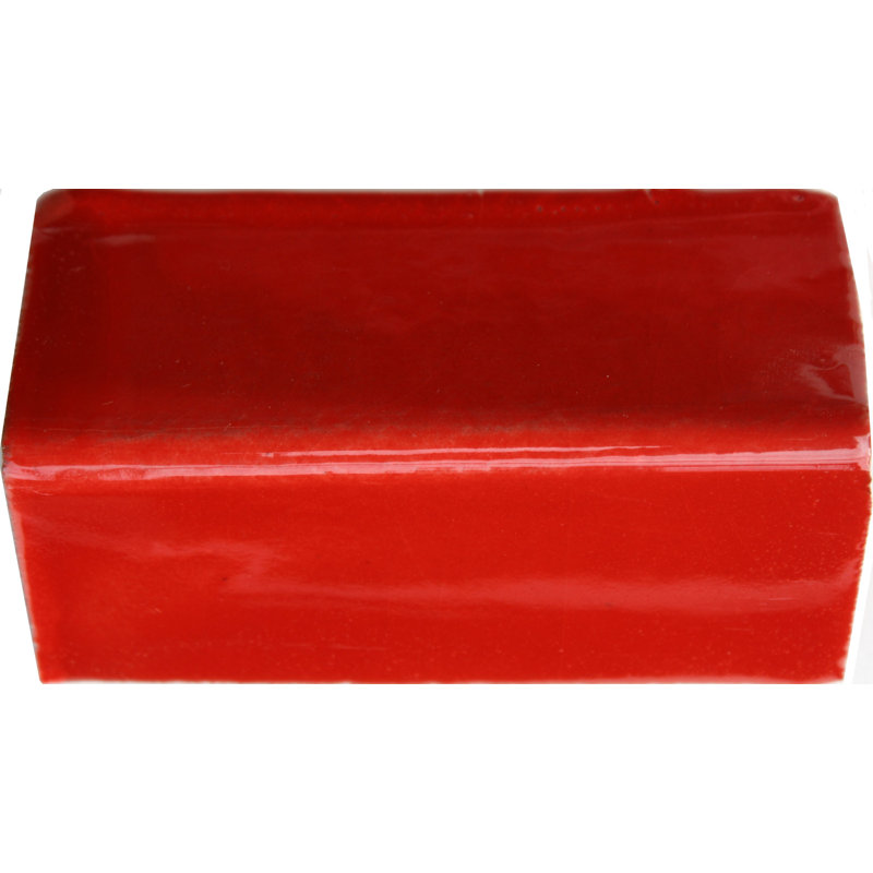 1.75" 5pcs TalaMex Talavera Clay V-Cap, 1.75" W x 4" L, Red