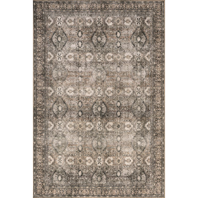 Jeccica Antiqued Jute-Blend Area Rug