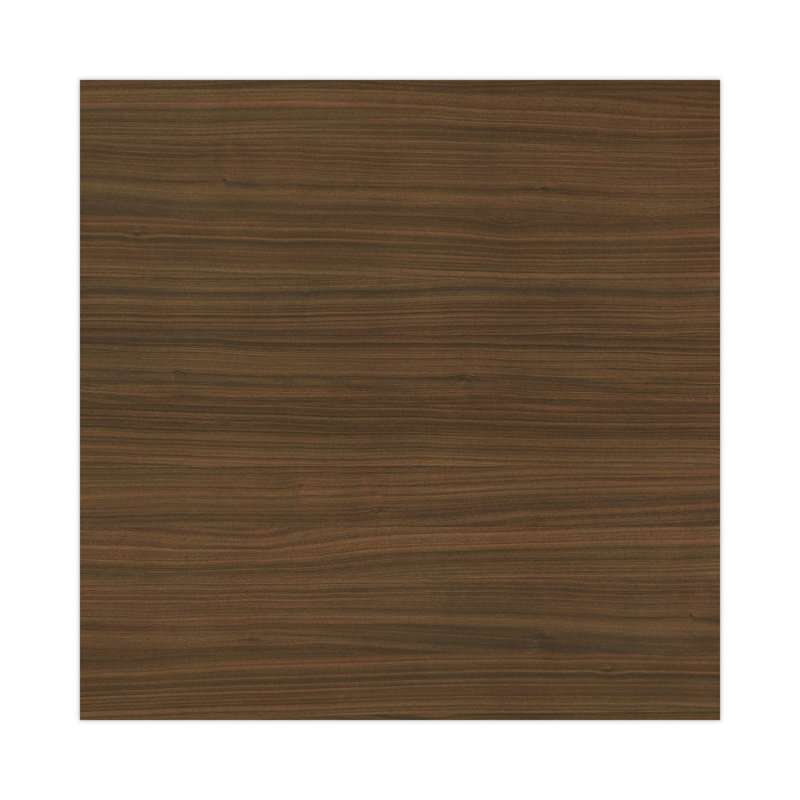 Valencia Mod Walnut Adjustable 3-Shelf Bookcase