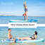 Planche de raquette gonflable Serenelife (6 pouces d'épaisseur) avec accessoires de SUP haut de gamme et sac de transport | Large position, aileron inférieur pour le pagaie, contrôle du surf, plateforme antidérapante | Bateau debout pour jeunes et adu