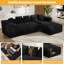 Canapé modulaire surdimensionné avec coussins Adame Boneless Compression-445087029-459245884-459245883