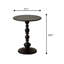 Petite table d'appoint ronde en métal Vintage-2082744813