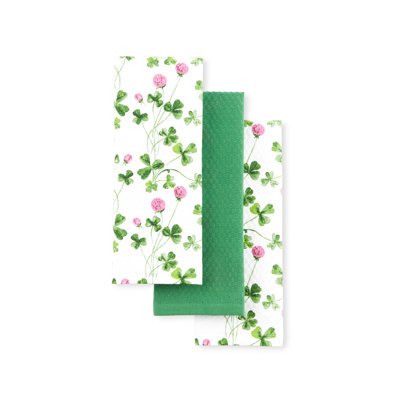 Ensemble de 3 serviettes de cuisine MARTHA STEWART Clover Meadow