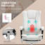 Fauteuil de massage inclinable et réglable, avec hauteur réglable et repose-pieds, Massage