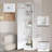 Tall Narrow Storage Cabinet 70.87" Tall Bathroom Cabinet With 3 Adjustable Shelves, Single Door, Space-Saving Corner Cupboard For Small Spaces For Living Room/Kitchen/Laundry/Bedroom, White-1277994493