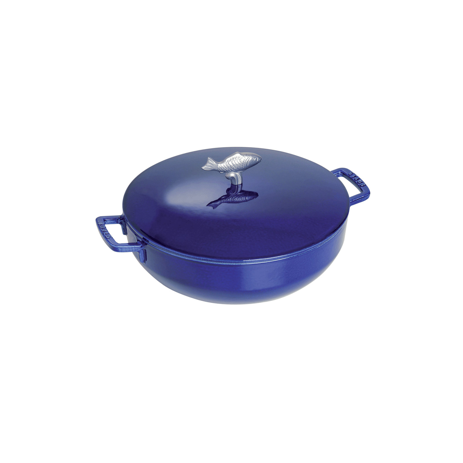 Staub Cast Iron 5-qt Bouillabaisse Pot - Dark Blue